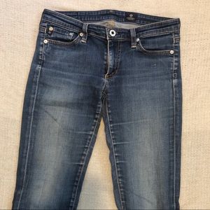 AG Straight Leg Blue Jeans